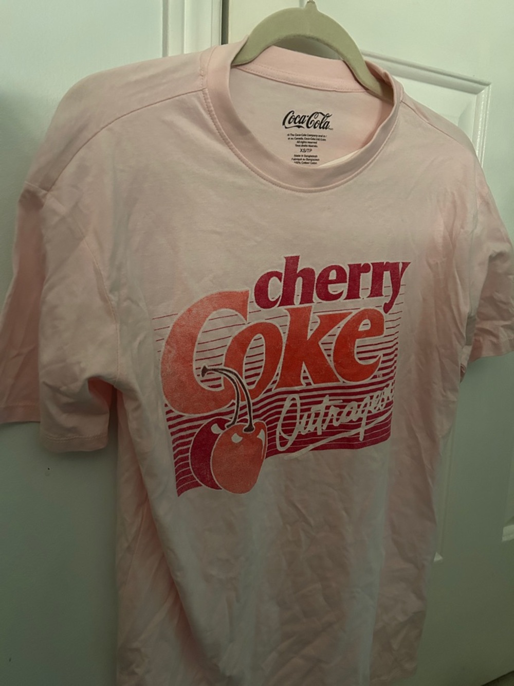Coca-Cola Cherry Coke Graphic Tee - Pink and Red